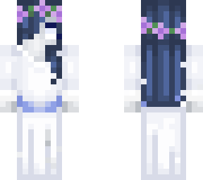 mallory with flower crown