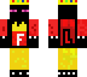 enderman with crown