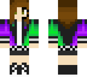 green/purple emo