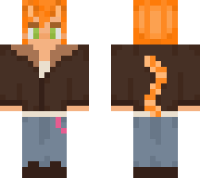 orange cat boy