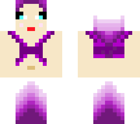 purple gradient mermaid