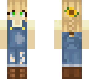 blonde sun flower girl