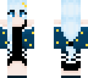 blue hair sorceress