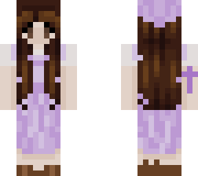 christian girl with hair covering: lavender ver. not mine.
