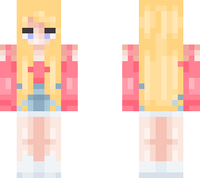 cute blonde skin | Minecraft Skin