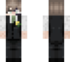 black and sage green suit