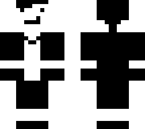 black and white dude