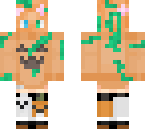 floral orange guy