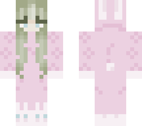 green pink bunny