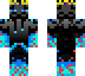 red and blue enderman