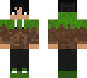 guy with grass hoodie