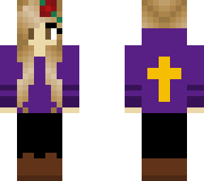 purple christian girl