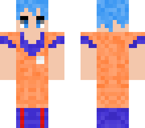 son goku gott blau