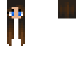 updated long brown hair blue eyes | skin on