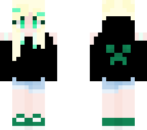 creeper hoodie girl