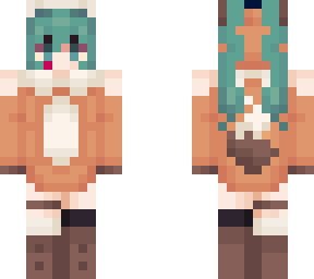 miku (fox onesie)
