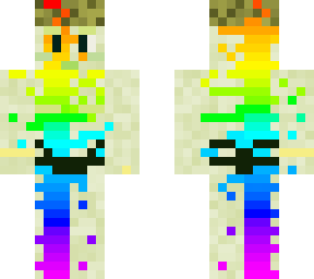 rainbow mushroom man