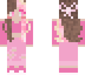 second pink girl