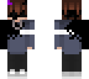 black/purple infected blindfold guy