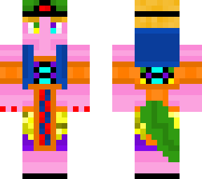 king/queen seasonal flower info and skin! (me :3)