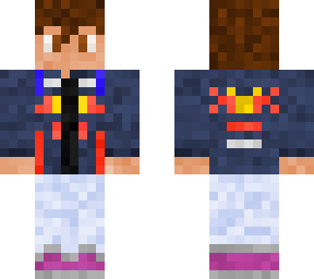 man with redbull jacket