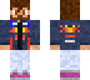 man with redbull jacket bearded