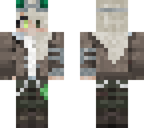 steampunk(?) emerald witch