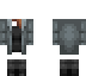 coat and neckerchief ob 1.2 gray and brown