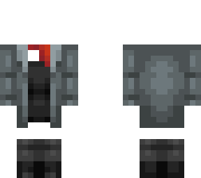 coat and neckerchief ob 1.3 gray and red