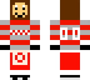 jack sawyer in brutus mascot suit (removable head)