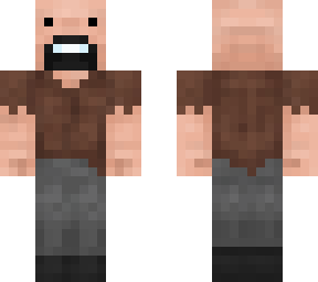 Notch Remastered Template | Minecraft Skin