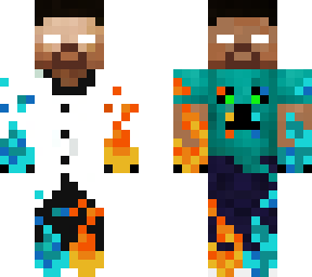 2face herobrine | Minecraft Skin