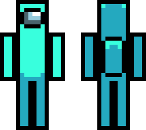 among us cyan