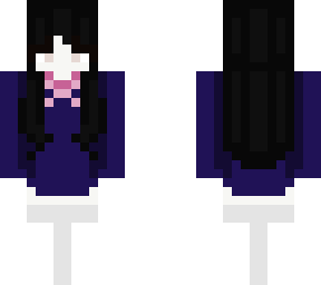 emo black haired girl