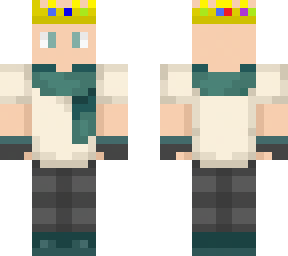 green boi with crown
