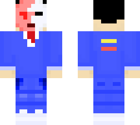 hacker con traje azul