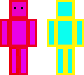multicolor man