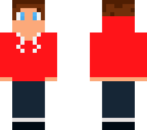 red hoodie boy