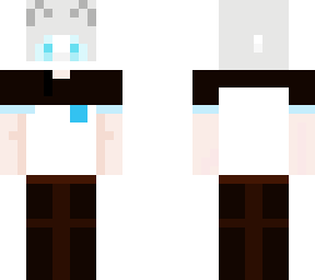 white hair cool dude