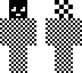 checkered man