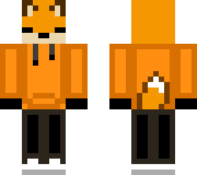 fox in a hoodie