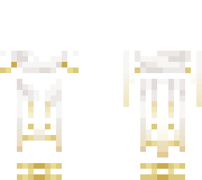 goddess dress ob 1.1 gold and white