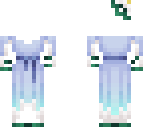 lily pad dress ob 1.1 blue and cyan