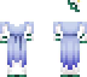 lily pad dress ob 1.2 blue and ultramarine