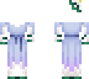 lily pad dress ob 1.3 blue and lavender