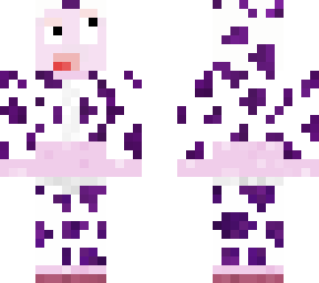 pig dress as a purple cow