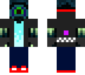 warden with an ender eye in a wither storm vest/hoodie newest