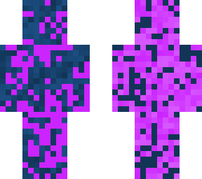 blue and pink