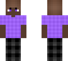 male - purple shirt - plaid
