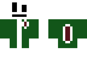 also in a cool green coat